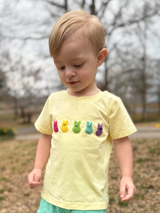 RTS - French Knot Peeps Boy Shirt