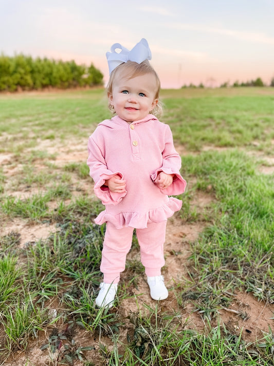 PREORDER 58: WINTER RERUNS - Sweater Jogger Set - Pink