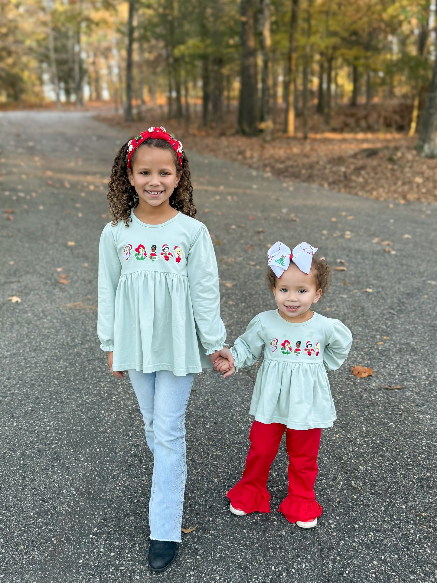 RTS - Christmas Shirt Only - Christmas Princesses Girl Shirt