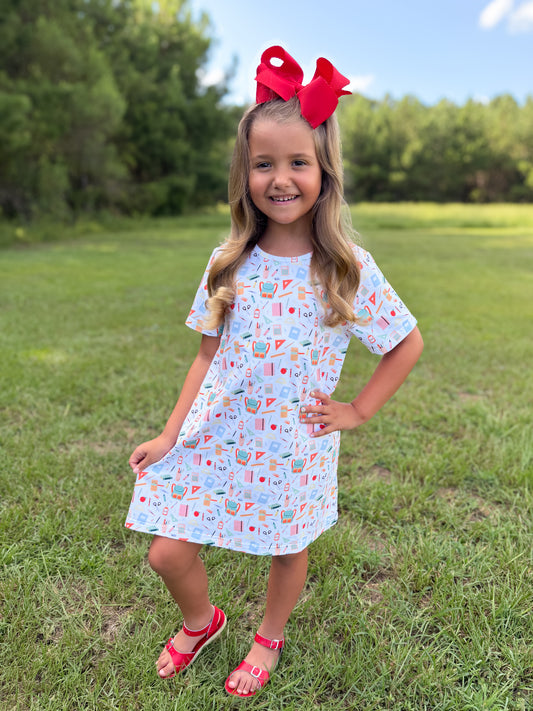 RTS - SUMMER PT 2 - Classroom Cuties Girl Dress