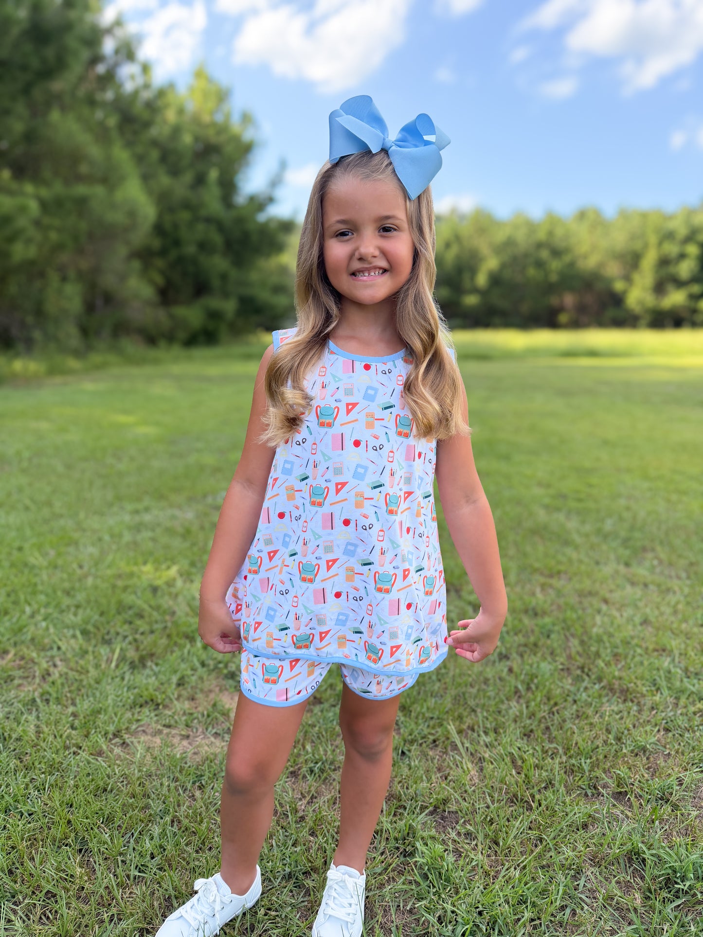 RTS - SUMMER PT 2 - Classroom Cuties Girl Loungewear Set