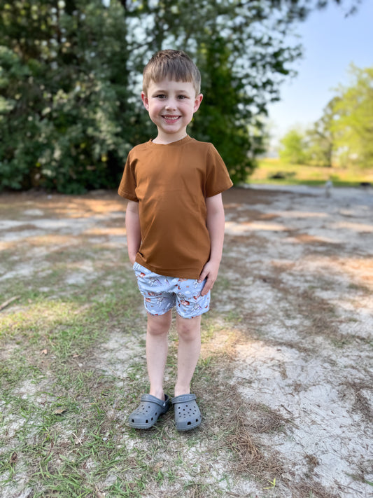 RTS - Spring 2 Boys Only - Round Em Up Boy Shortie Set