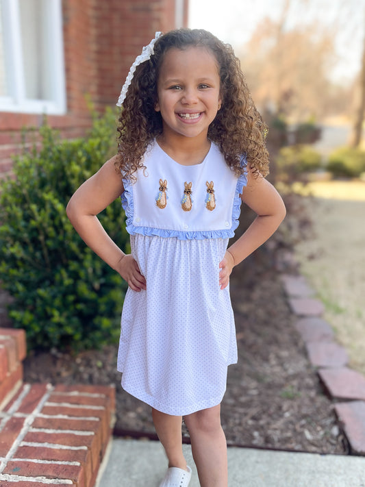 EXTRAS PRESALE - French Knot Peter Rabbit Girl Dress