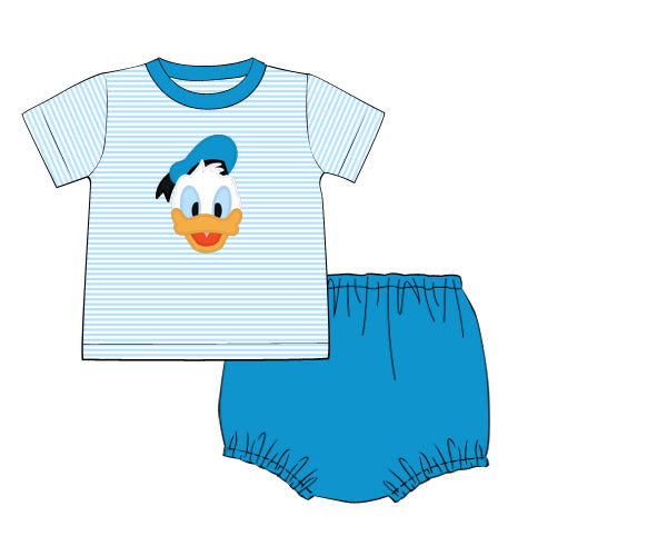 PREORDER 61: SPRING 2 - Clubhouse Crew - Boy Duck Diaper Set