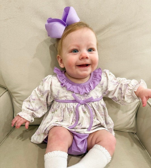 RTS - Love Shack Lavender Girl Diaper Set