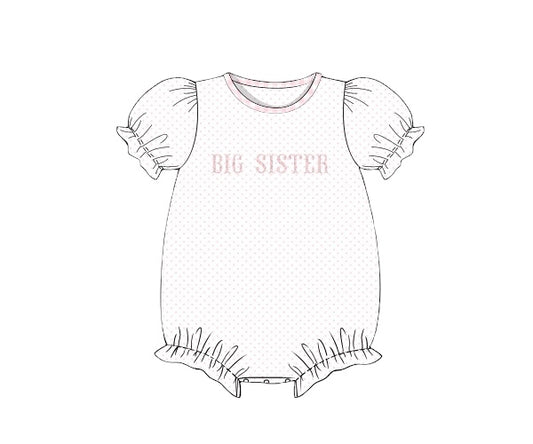 PREORDER 45: RERUNS - French Knot Sibling Sets Girl Bubble