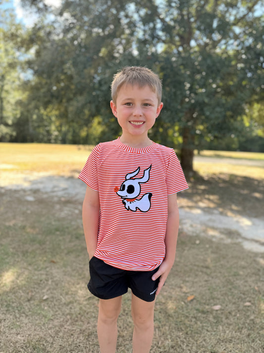 RTS - PUMPKINS & HALLOWEEN - Pumpkins & Halloween Shirt Only - Zero Scaries Boy Shirt