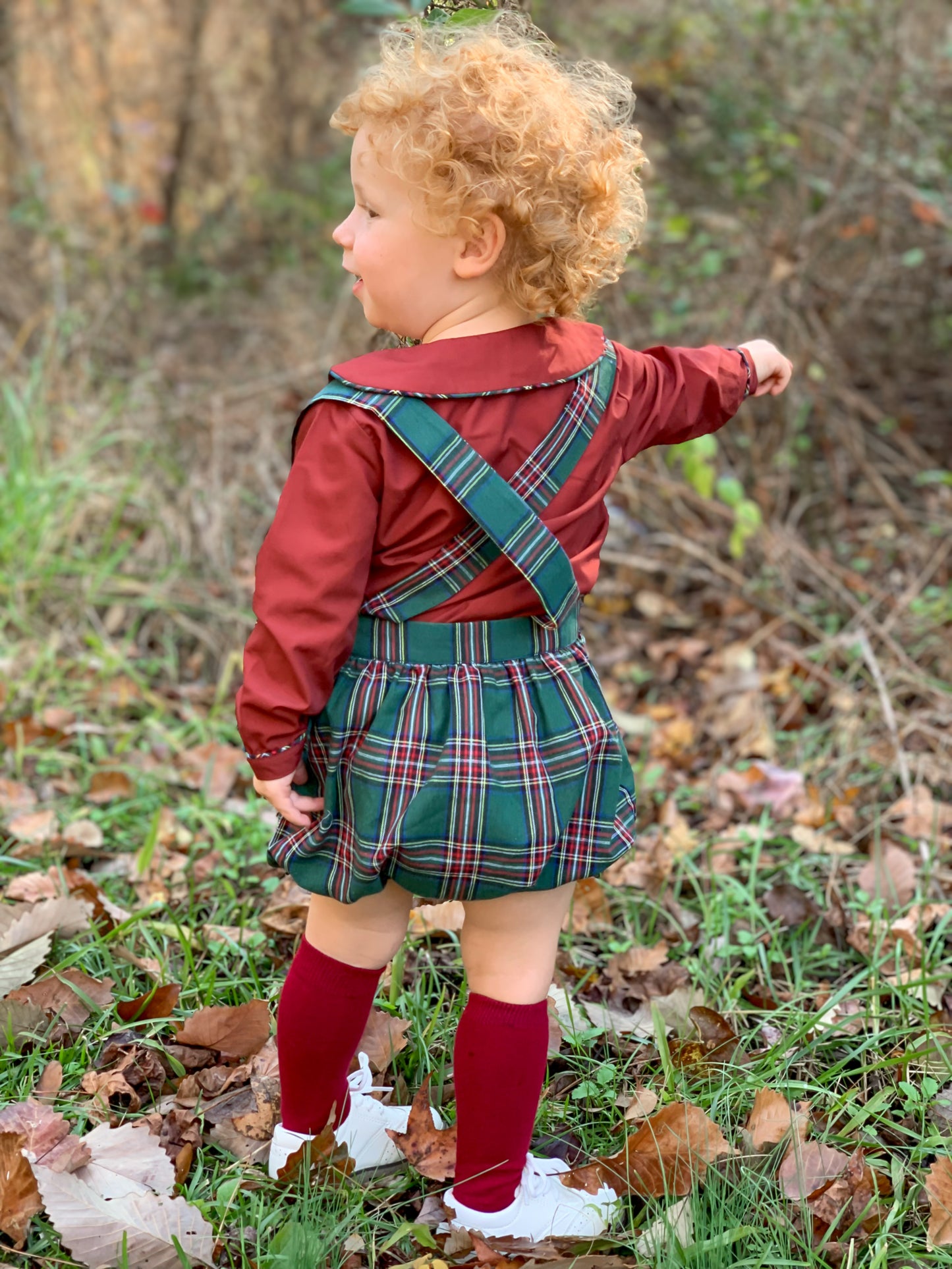 RTS - Hallmark Plaid Boy Bubble