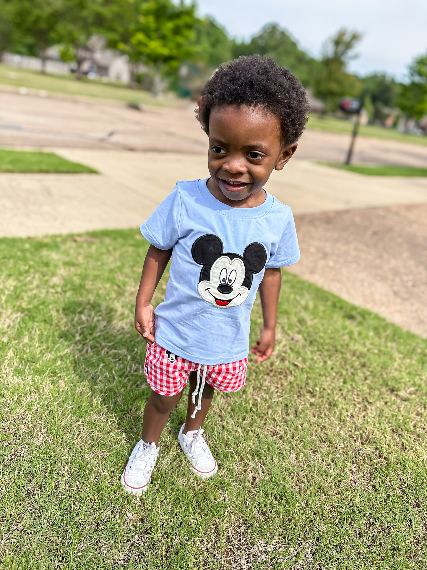 EXTRAS PRESALE - Applique Mouse Boy Shortie Set