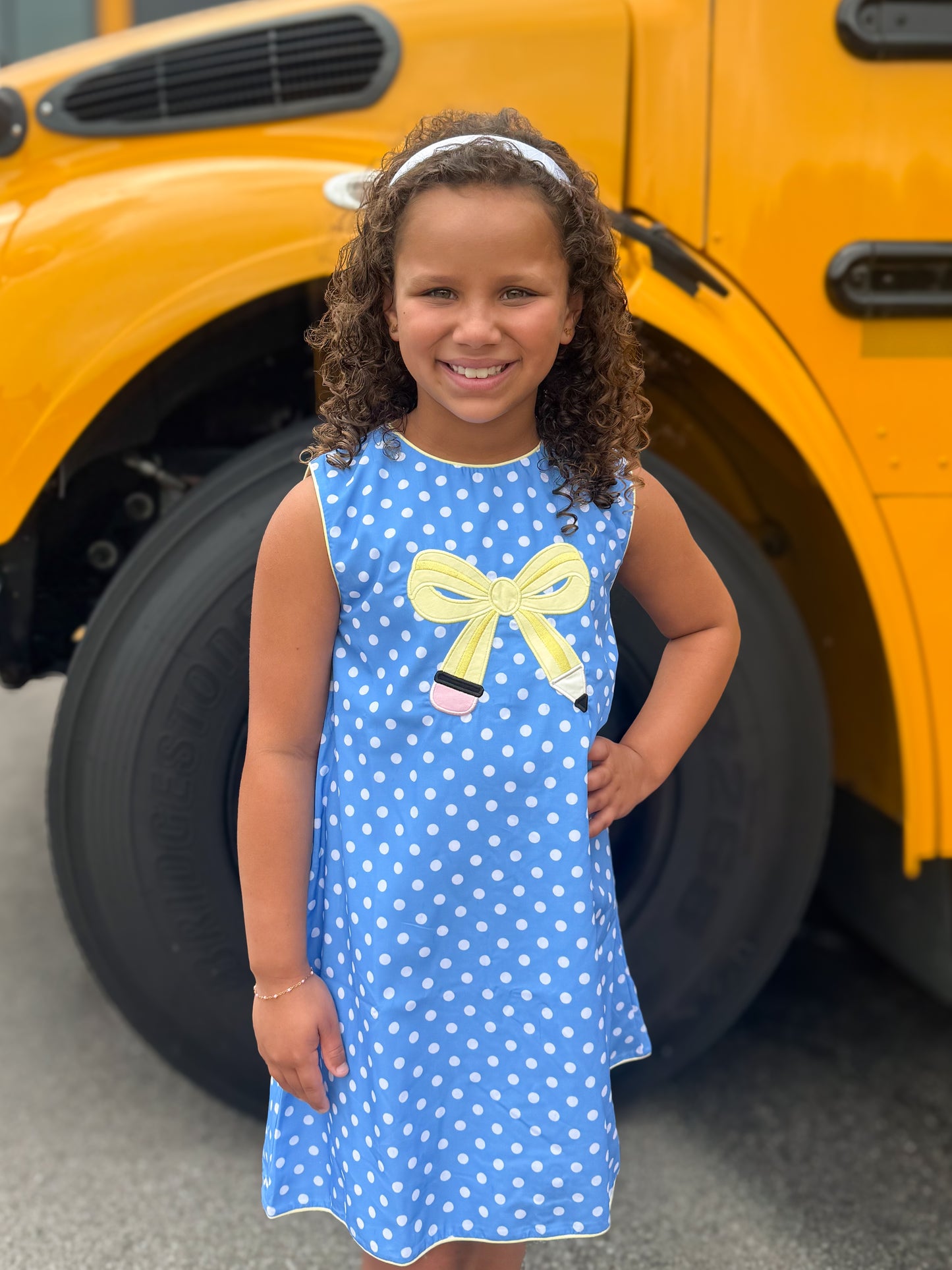 RTS - SUMMER PT 2 - BTS Girl Only - Pencil Bow-ka Dot Girl Dress