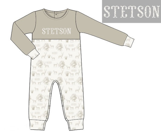 RTS - Deer Toile Boy Longall - NO PERSONALIZATION