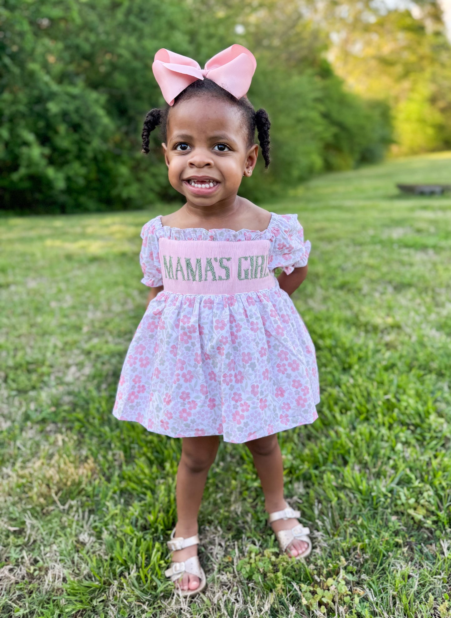 RTS -SPRING 2 - Mama & Me Blooms Girl Diaper Set