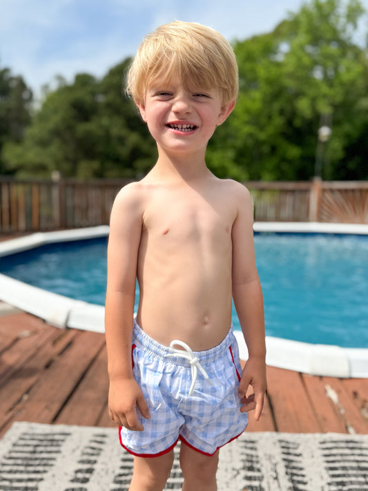 RTS - SUMMER 1 - All American Blooms Boy Shortie Trunks