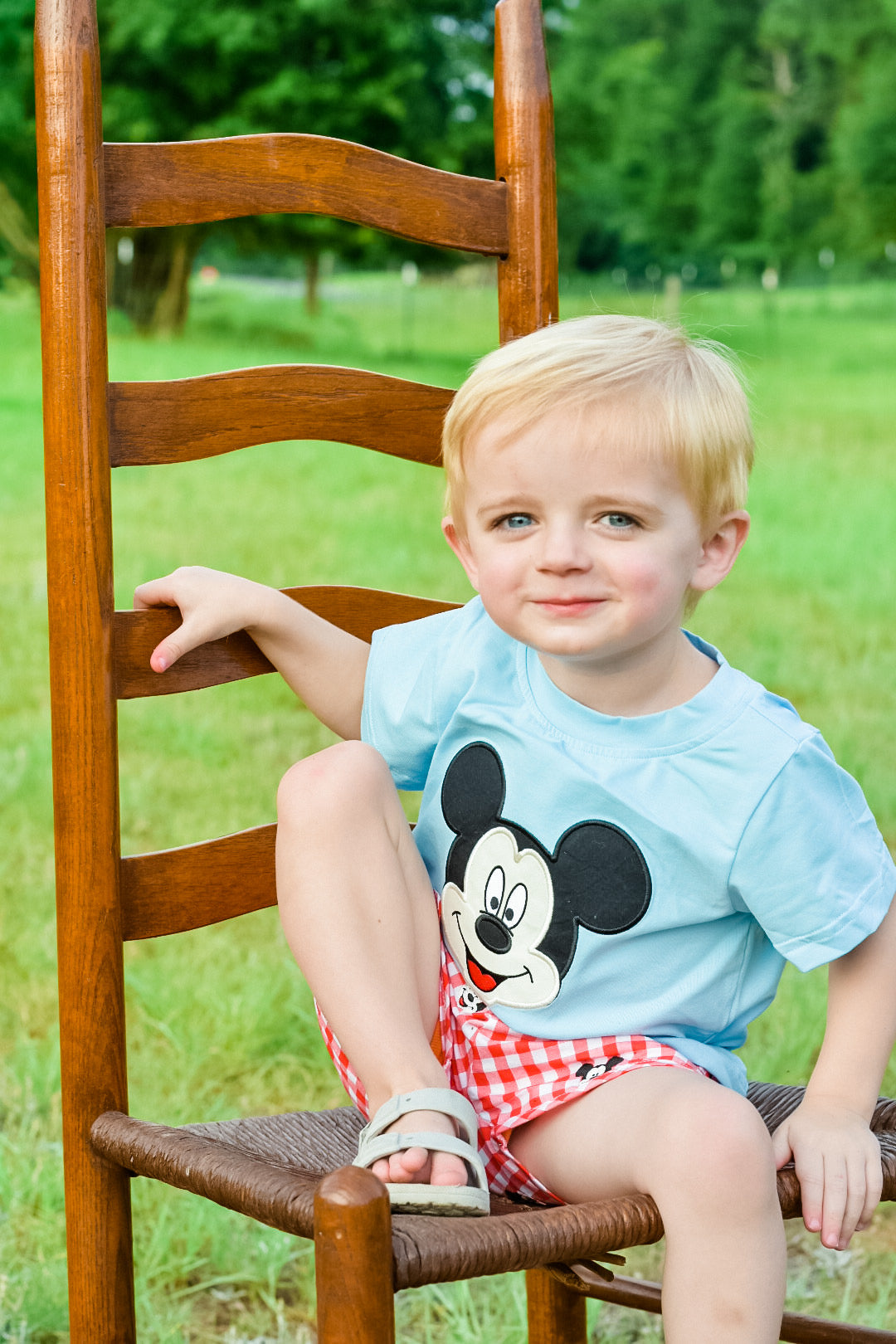 EXTRAS PRESALE - Applique Mouse Boy Shortie Set