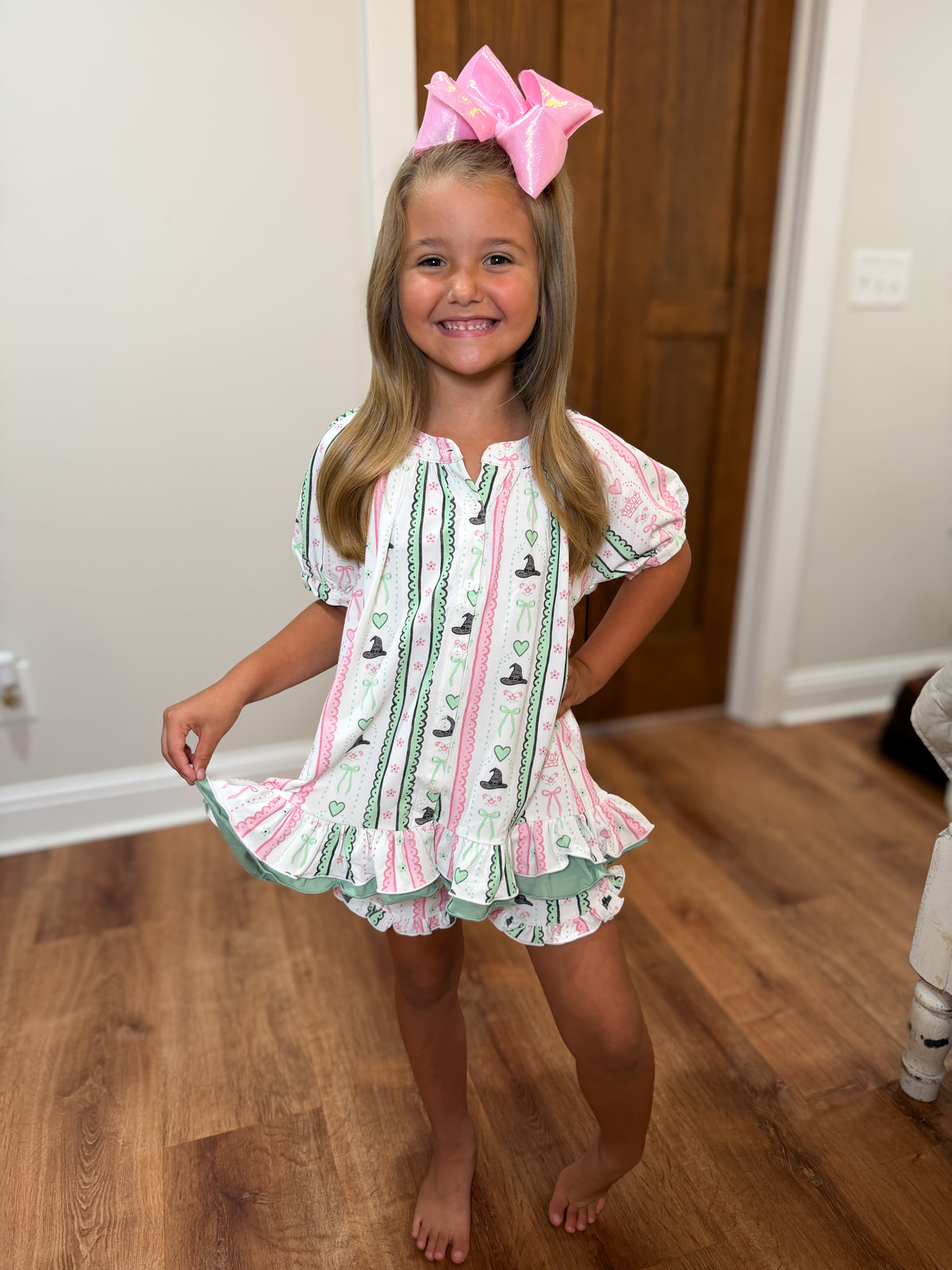 RTS - PUMPKINS & HALLOWEEN - Pumpkins & Halloween Girls Only - Wicked Cute Girls 2pc Loungewear