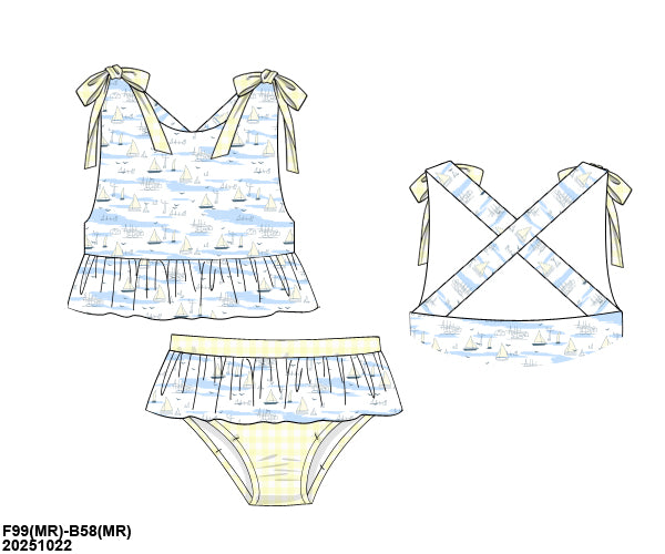 RTS - Dockside Days Girl 2pc Swim