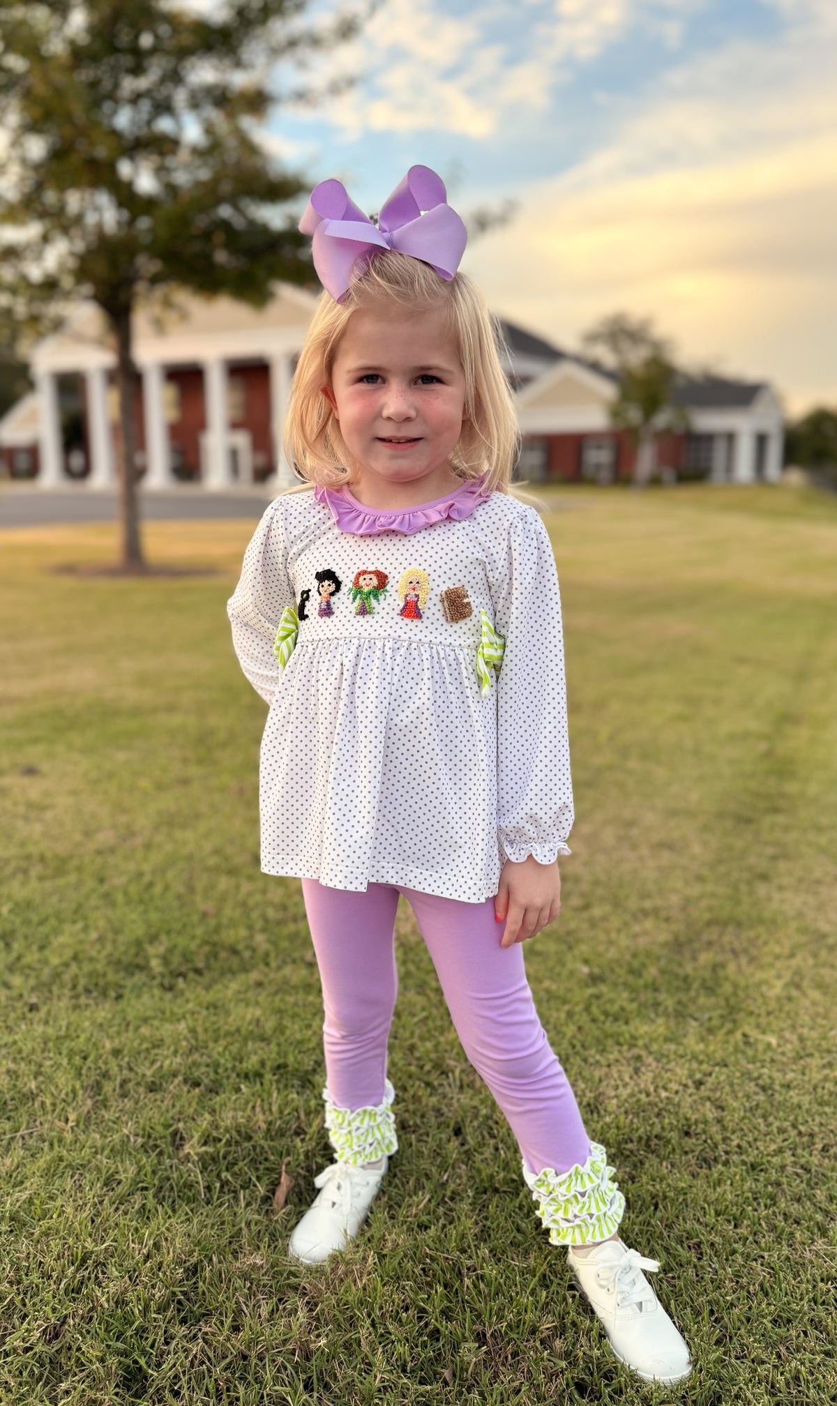 RTS - HALLOWEEN & TURKEYS - Amuck, Amuck, Amuck Girl Pant Set