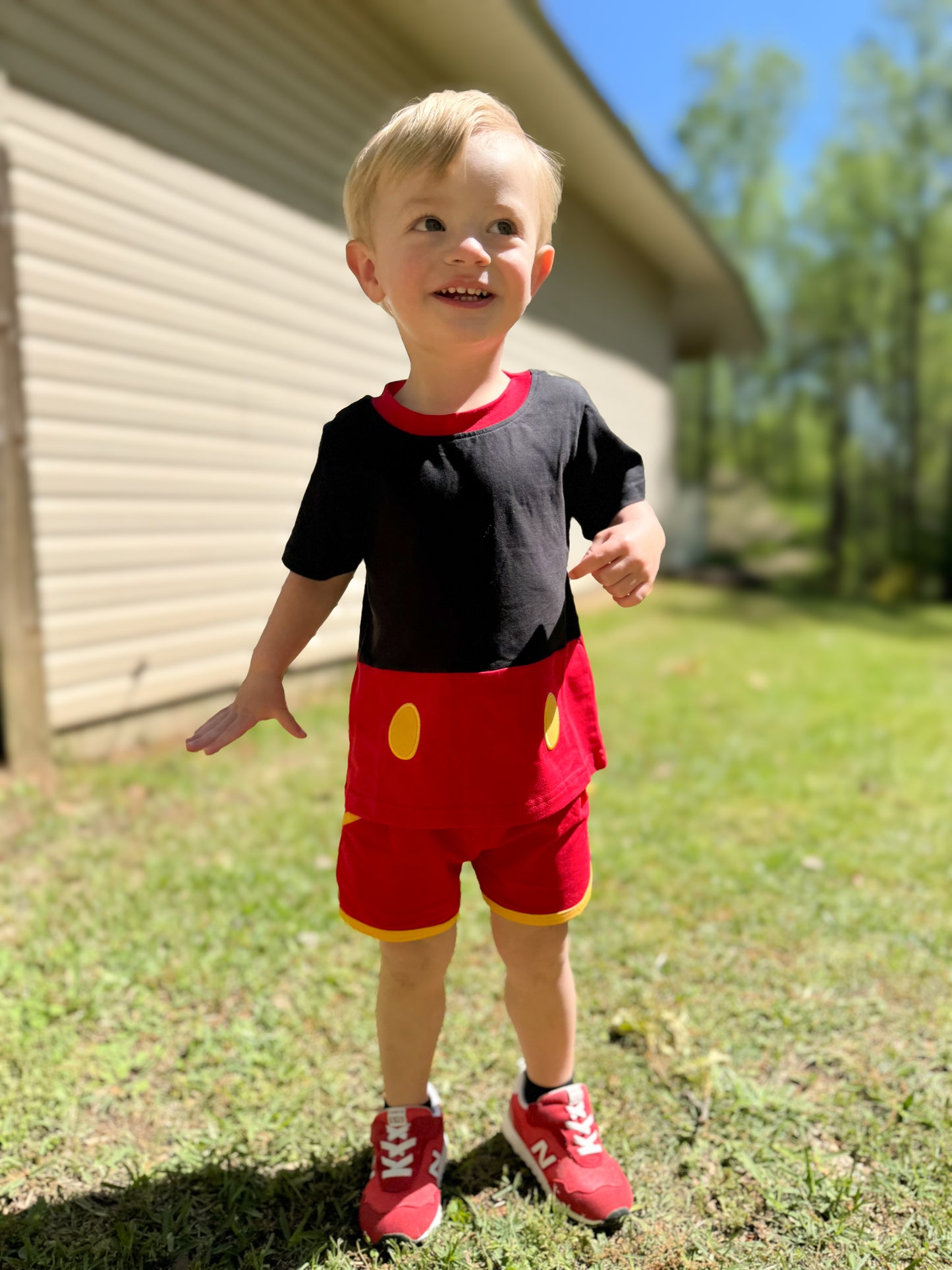RTS - Character Knits - Boy Mouse Shortie Set