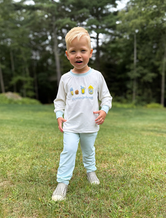 RTS - AUTUMN BASICS - Pastel Fair Snacks Boy Jogger Set
