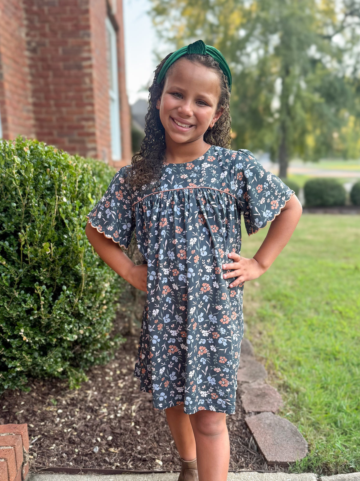 RTS - AUTUMN BASICS - Autumn Woodland Girl Dress