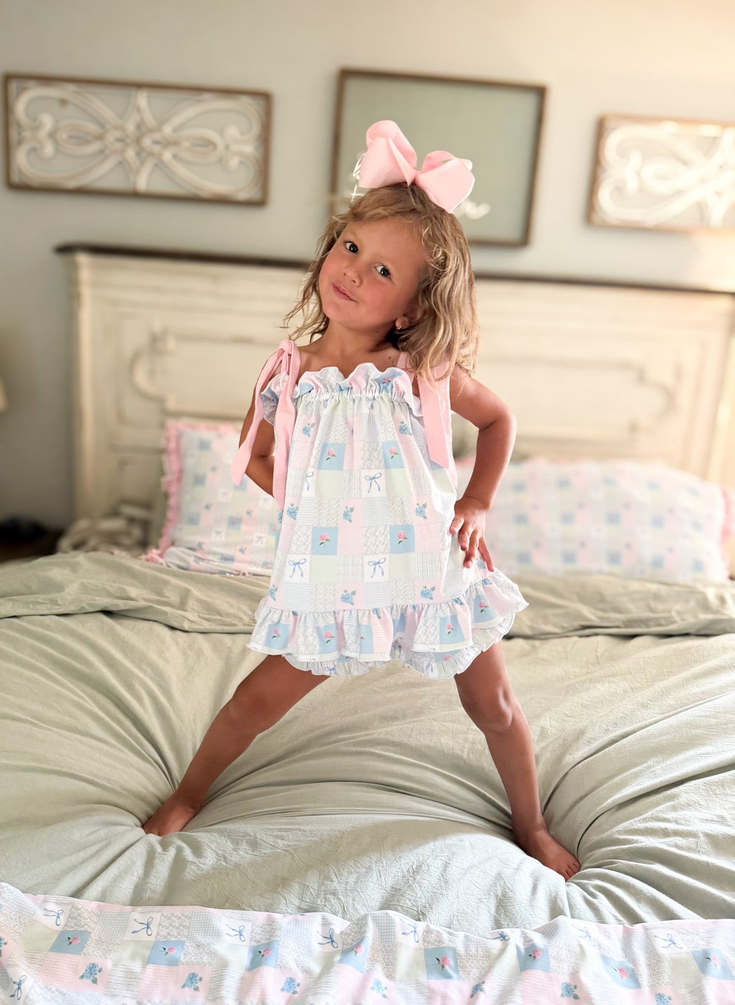 RTS - Abby’s Patchwork Girl 2pc PJs