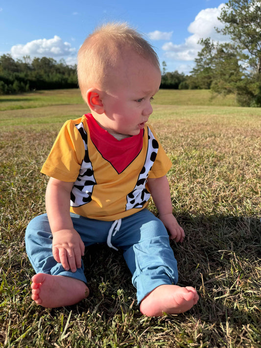 RTS - Halloween Costumes - Giddy Up Cowboy Boy Jogger Set