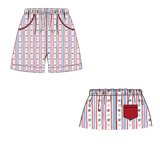 PREORDER 48: SUMMER 1 - Liberty Stars & Bows Dad Trunks