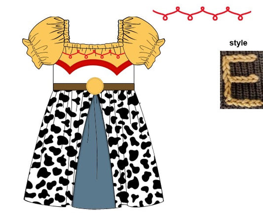 RTS - Halloween Costumes - Giddy Up Cowgirl Dress