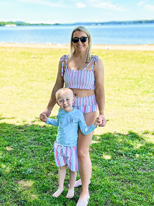 RTS - Summer Stripes Boy Regular Length Trunks