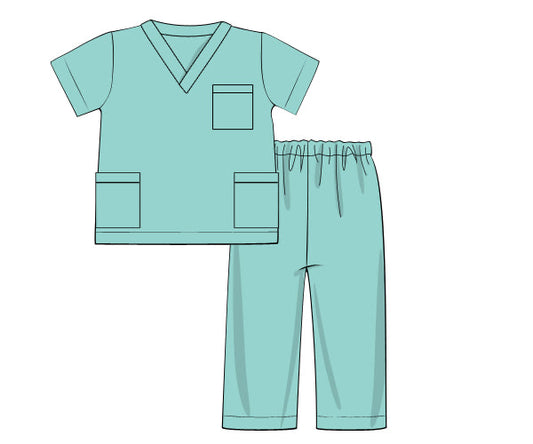RTS - HALLOWEEN & TURKEYS - HALLOWEEN COSTUMES - Boy Scrub Set