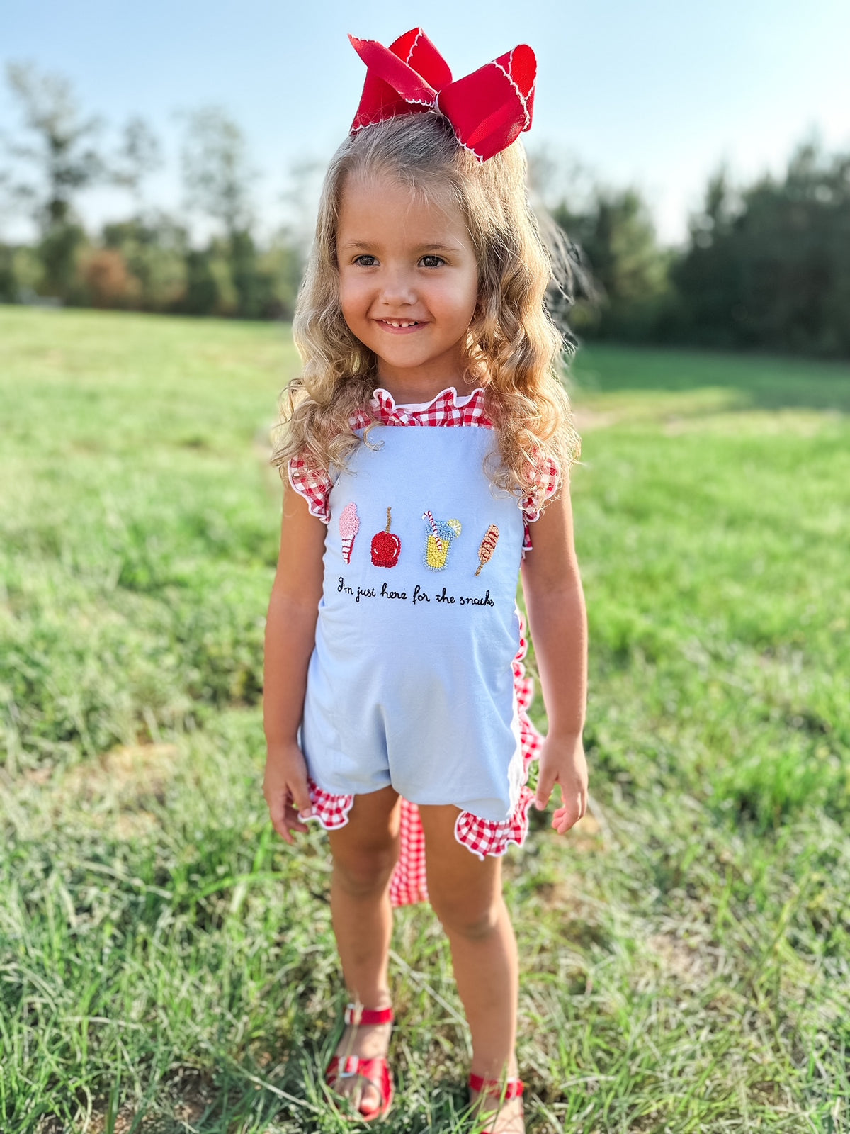 RTS - AUTUMN BASICS - Fair Snacks Girl Sunsuit