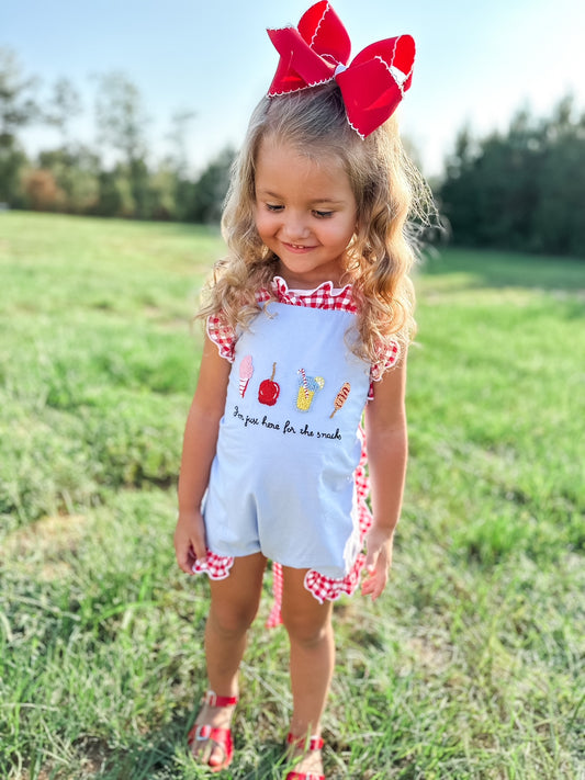 RTS - AUTUMN BASICS - Fair Snacks Girl Sunsuit