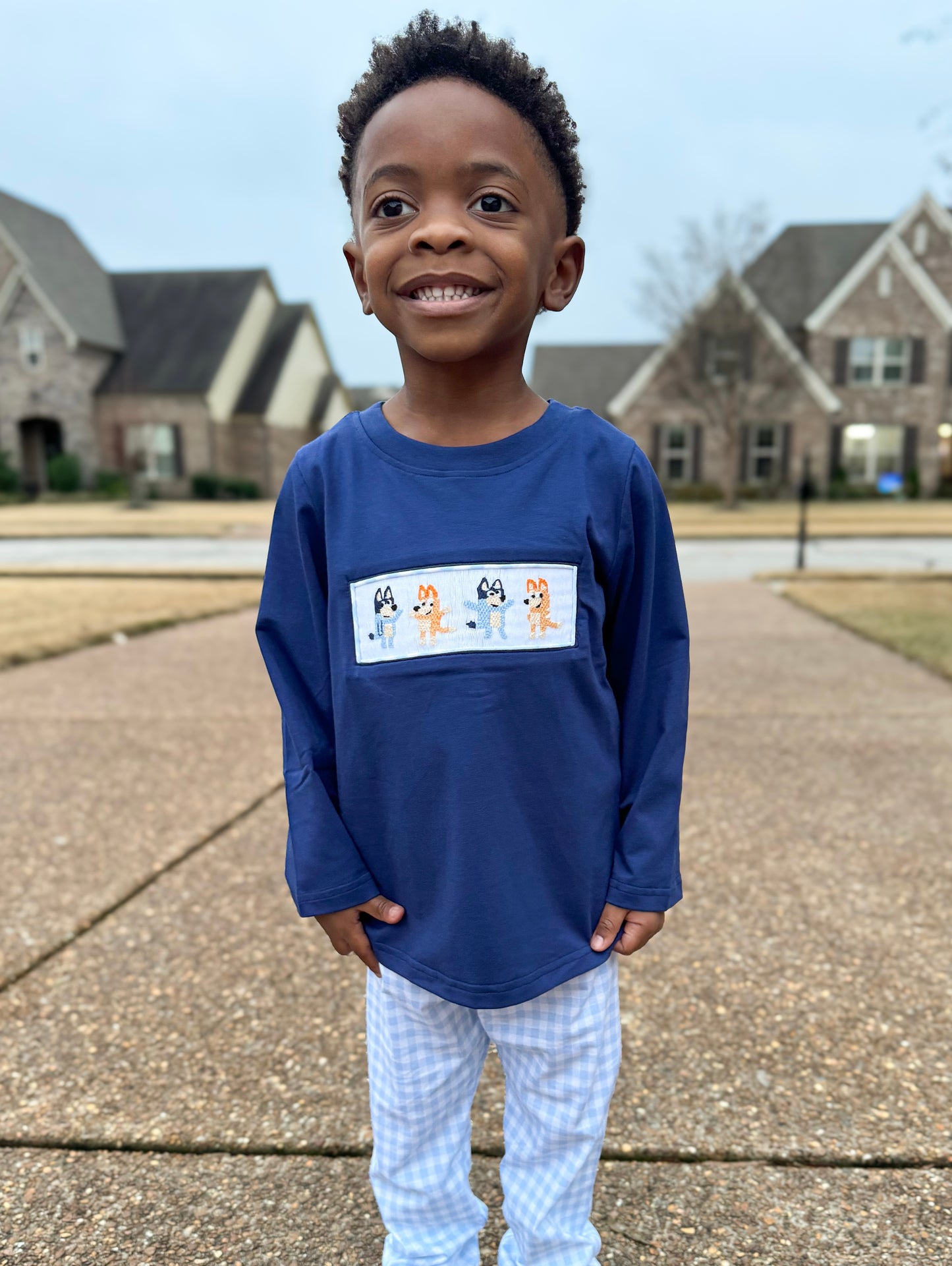 PREORDER 58: WINTER RERUNS - Winter Blue Dog Boy Jogger Set