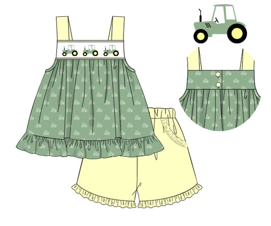 PREORDER 49: SUMMER PT 2 - Out To The Pasture Girl Short Set