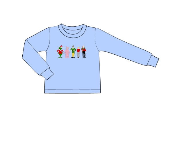 PREORDER 56: CHRISTMAS PT 2 - Christmas 2 Shirt Only - Christmas Character Favorites Boy Shirt