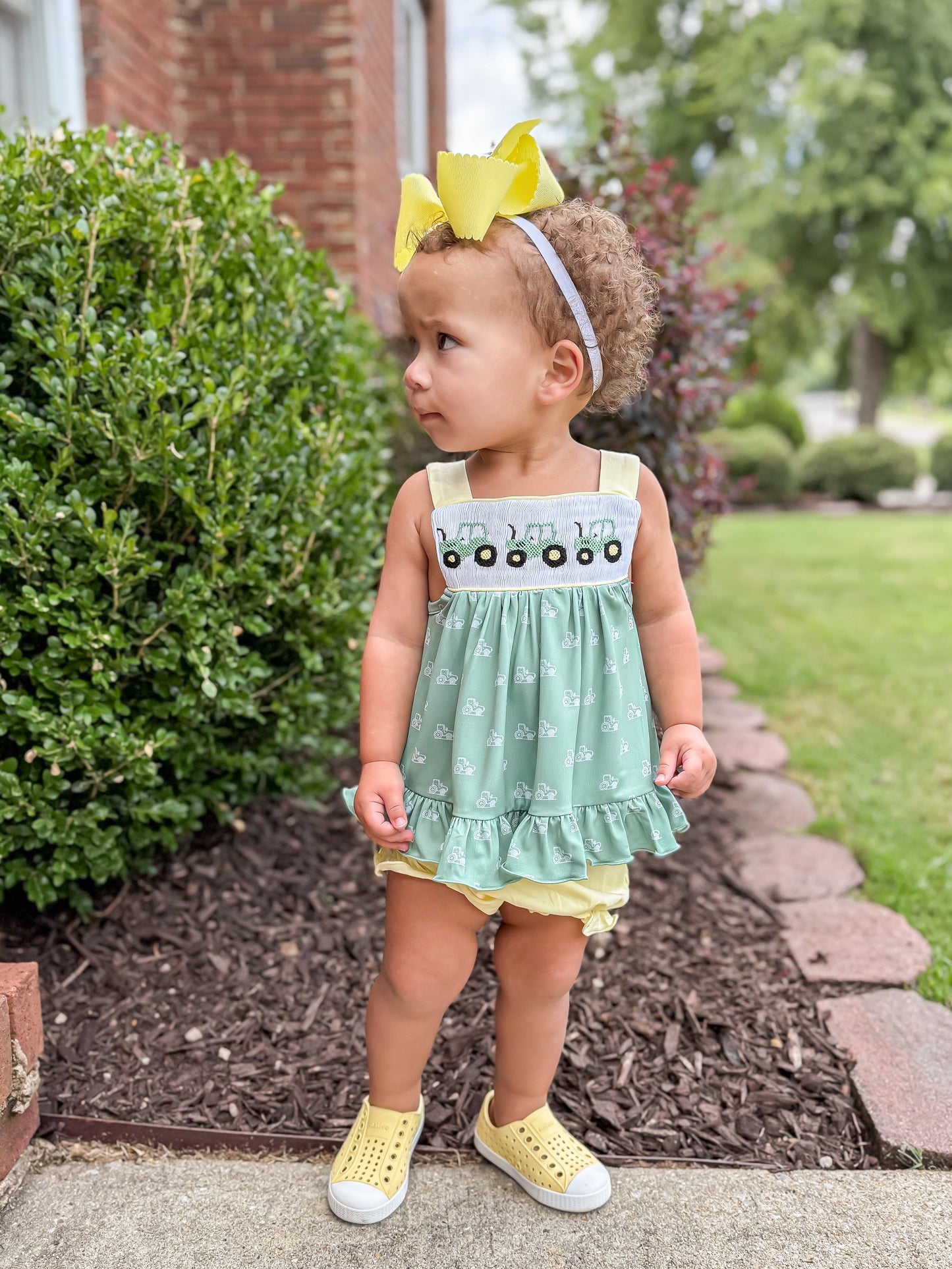 RTS - Out to the Pasture Girl Diaper Set