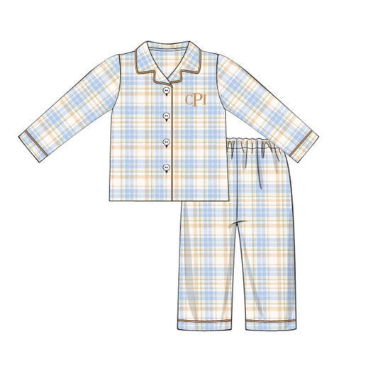RTS - AUTUMN BASICS - Blue Bell Autumn Boy 2pc Loungewear