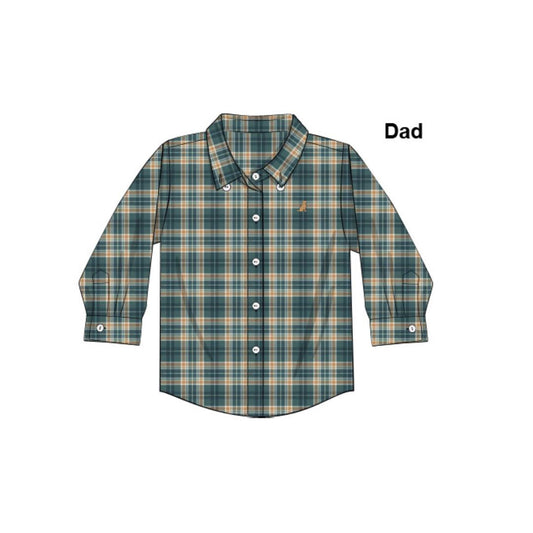 RTS - AUTUMN BASICS - Autumn Woodland Dad Button Down