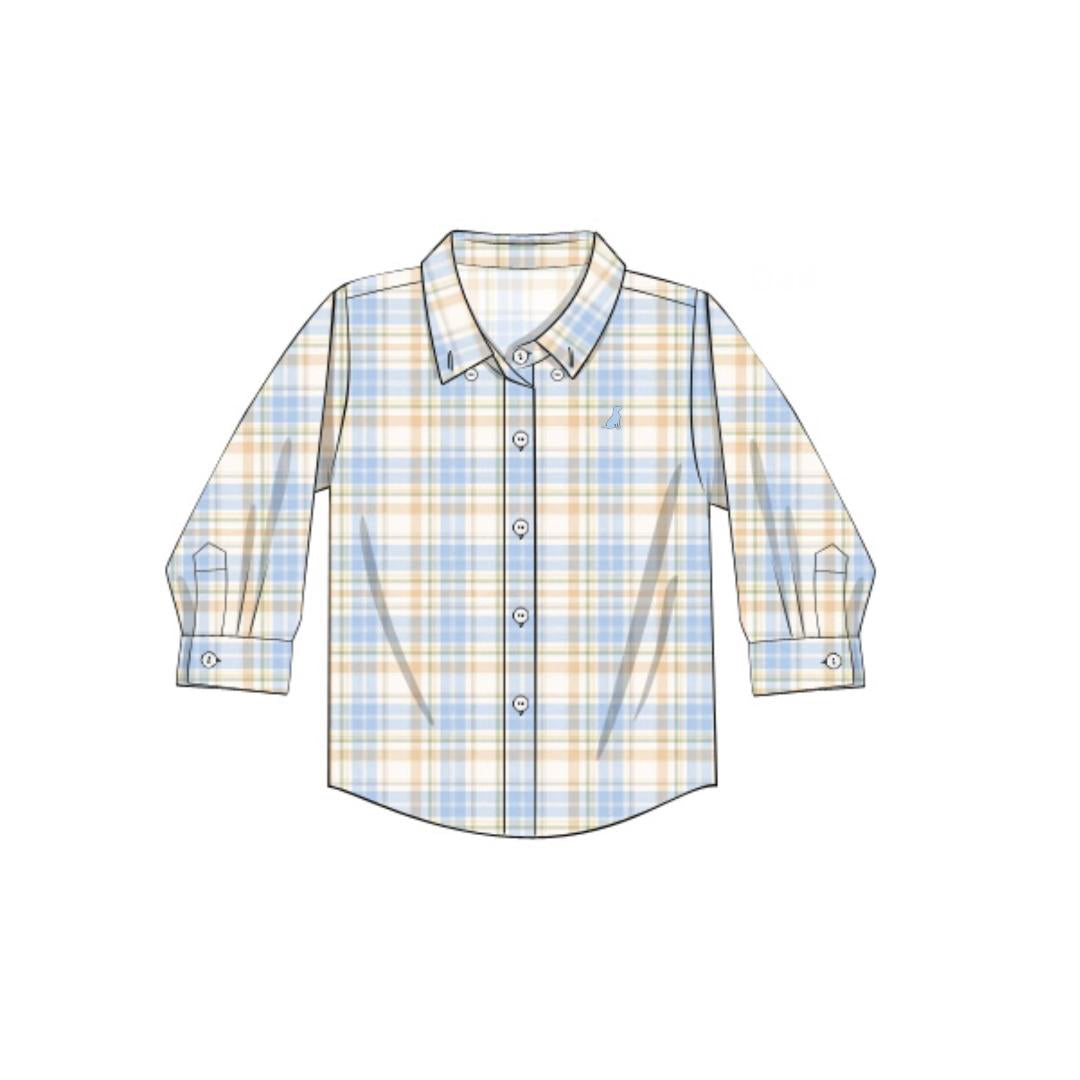 RTS - AUTUMN BASICS - Blue Bell Autumn Boy Button Down