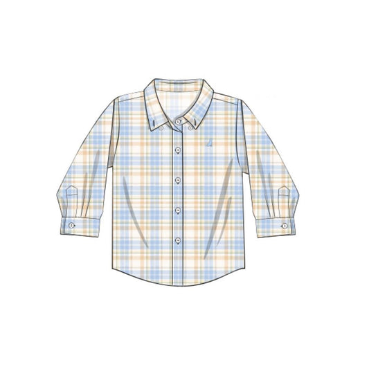RTS - AUTUMN BASICS - Blue Bell Autumn Boy Button Down