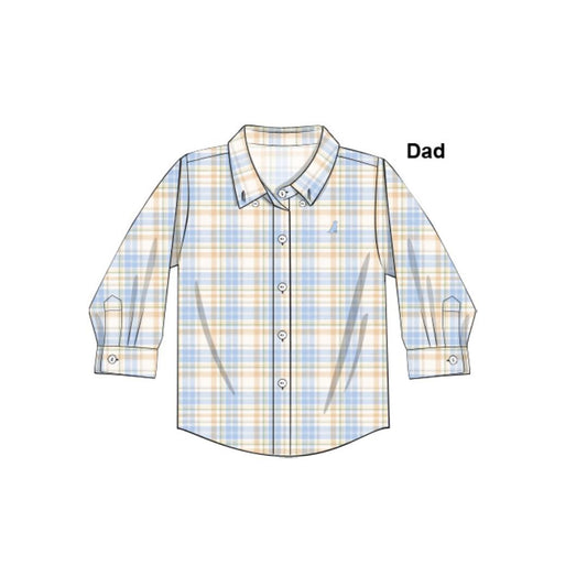 RTS - AUTUMN BASICS - Blue Bell Autumn Dad Button Down