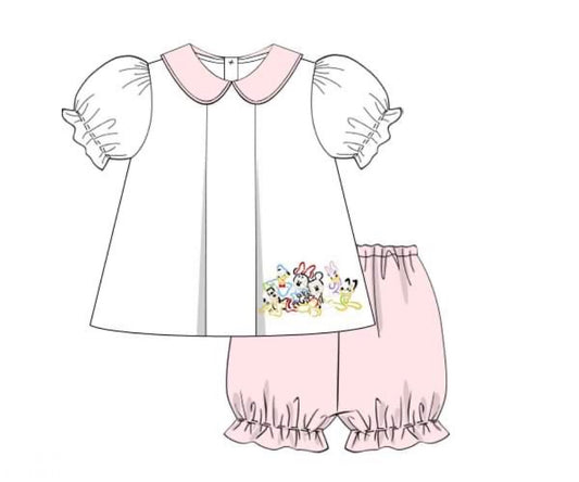 PREORDER 45: RERUNS - Mouse & Friends Girl Bubble Short Set