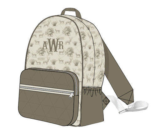 PREORDER 49: SUMMER PT 2 - Deer Toile Backpack
