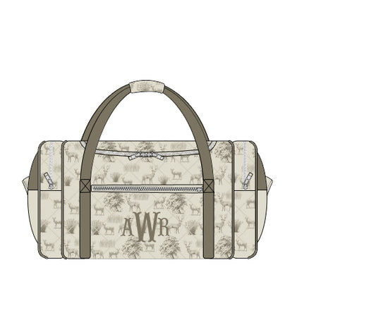PREORDER 49: SUMMER PT 2 - Deer Toile Duffel Bag