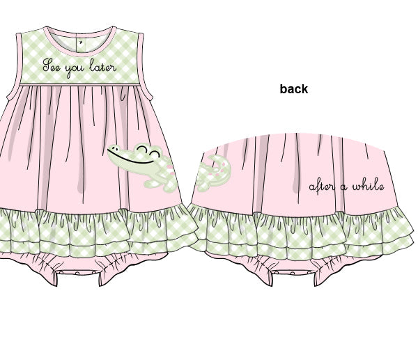 PREORDER 48: SUMMER 1 - See You Later Girl Skirted Bubble