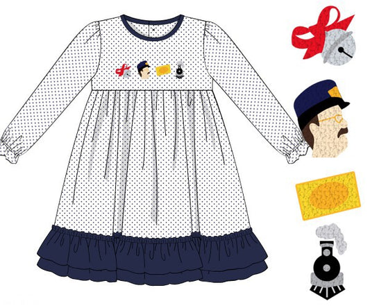 PREORDER 55: CHRISTMAS 1 - All Aboard Loungewear Girl Gown