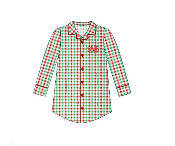 RTS - Merry & Bright Mom Gown - NO MONOGRAM