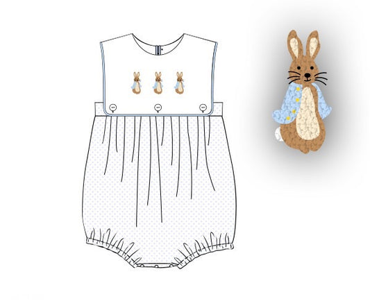 PREORDER 46: SPRING 1 - French Knot Peter Rabbit Boy Bubble