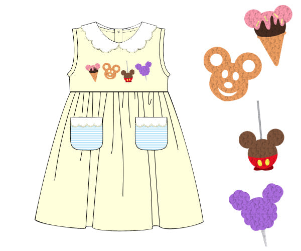PREORDER 45: RERUNS - Magical Snacks Girl Dress