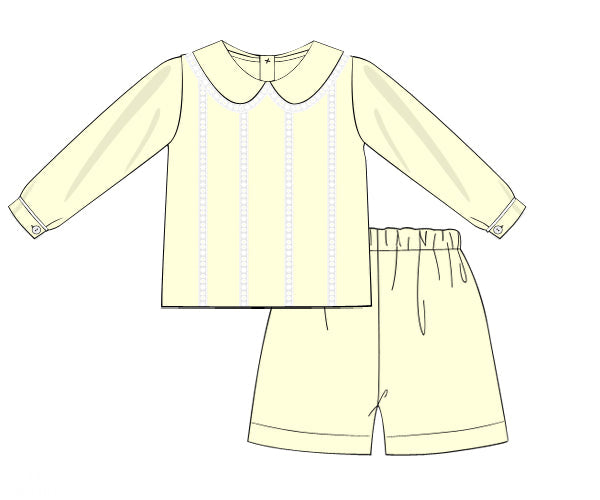 PREORDER 46: SPRING 1 - Sunrise Service Heirlooms Boy Short Set
